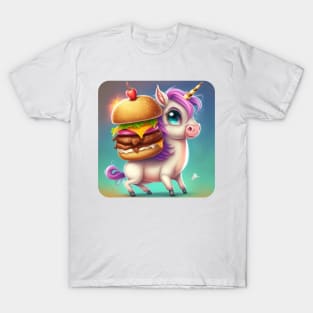 Hamburger Unicorn T-Shirt